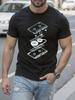 Vintage DJ Cassette Tape Graphic Tshirt Black Retro Music...