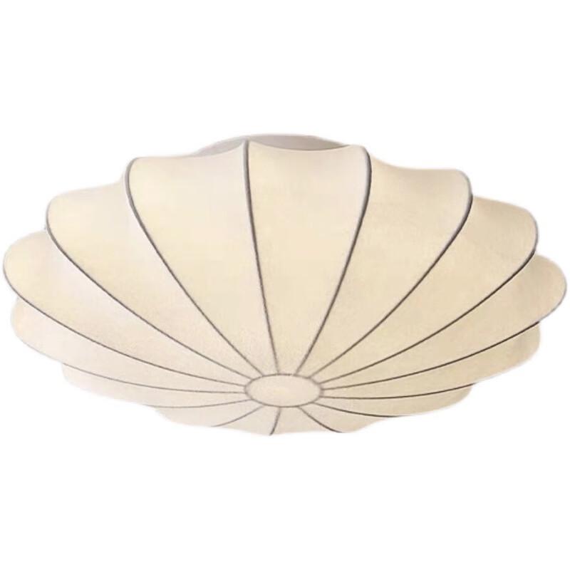 Xuanyong Minimalist Wabi-Sabi Silk Fabric Ceiling Light