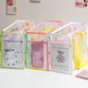 Summer Fashion Tote Bag Large Clear PVC Cartoon Handbag Jelly Transparent Beach Purse for Women Cute Shower Shoulder Bag for Bath