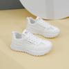 Women's White Shoes Summer New Ins Versatile Casual Hollow Mesh Surface Breathable Bottom Women's Shoes