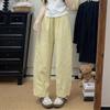 Retro version of pink lantern casual pants women's summer slim and thin high street design casual versatile pants