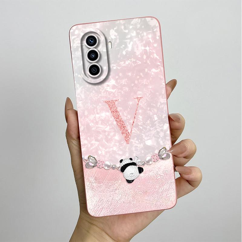 For Huawei Nova Y70 Case Huawei nova y71 nova y70 plus Phone Case Fashion Crown Letters Matte Anti Drop Soft Protective Cover