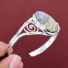Schalenblende gemstone bangle decent jewelry 925 sterling silver bangle handmade cuff bracelet adjustable bangle birthstone jewelry for gift