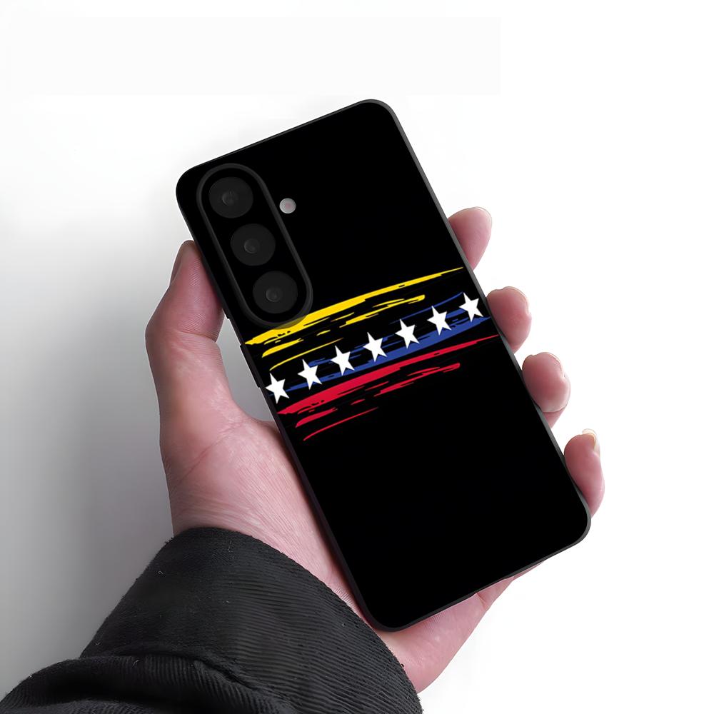 Venezuela Flag Phone Case For Samsung A25 A13 A33 5G A54 A36 A35 A56 A52 A14 Shockproof Soft Cover