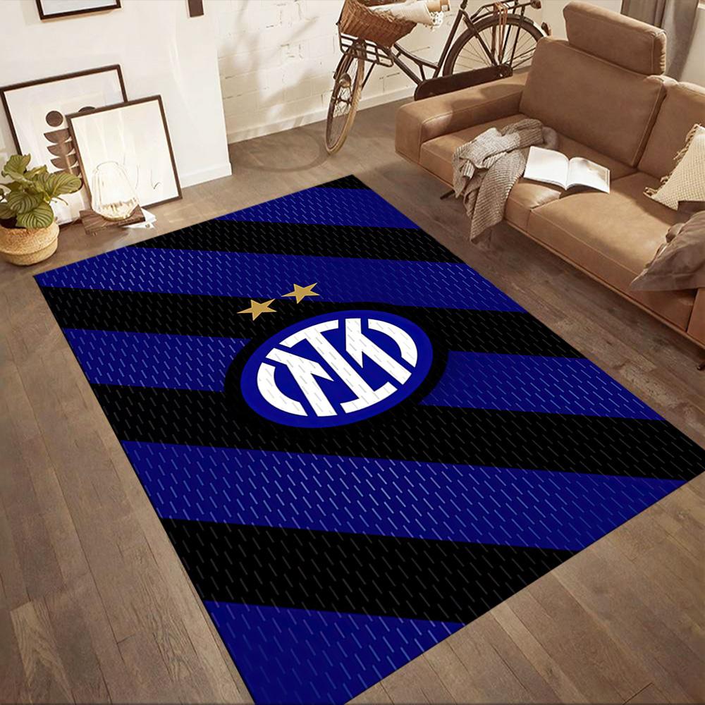 Inter Milan Floor Rug Office Rug Design For Game Room Balcony Hallway Foyer Antislip Rug Office Home Decor Birthdaychristmas Gift