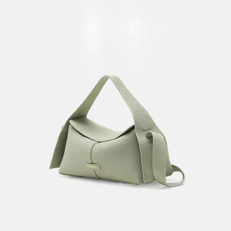 Yamashita Ear-Hanging Genuine Leather Womens Hobo Bag - Versatile Simple Handbag, Shoulder & Crossbody Bag for Commuting