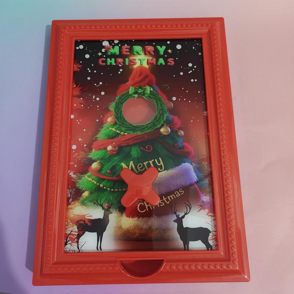Candy Dispenser Picture Frame Christmas Organizer Storage Rack Picture Hangable Candy Frame For Vending Bean Cereal Home Decor