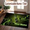 Custom Rug Monster Energy Pattern Print Name Text Soft Non‑Slip Floor Carpet for Home Indoor Decoration