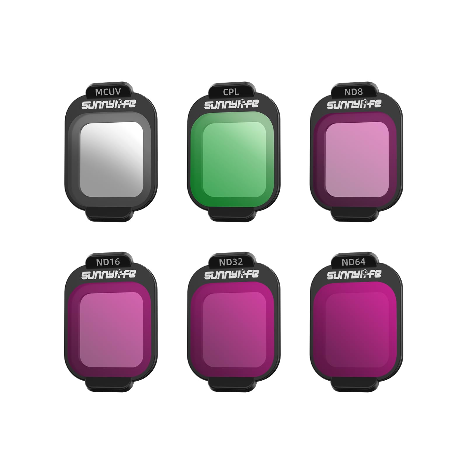 

Twaxl New Lens Filter Set Accessories for DJI Flip 16 32 (UV+CPL+ND8 64)