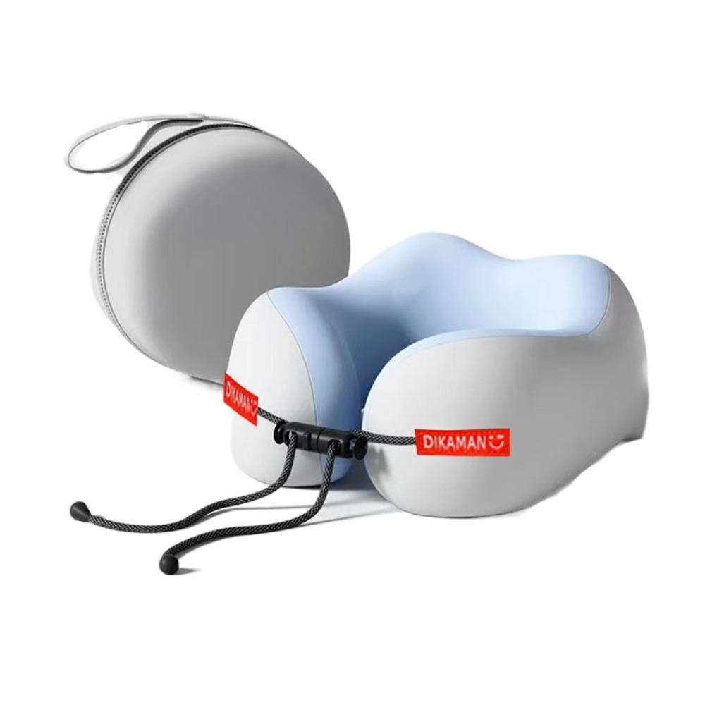 

Портативная U-образная подушка для шеи Компактная подушка-подголовник для самолета Подушка для поддержки шеи Подушка для поддержки головы и шеи синий