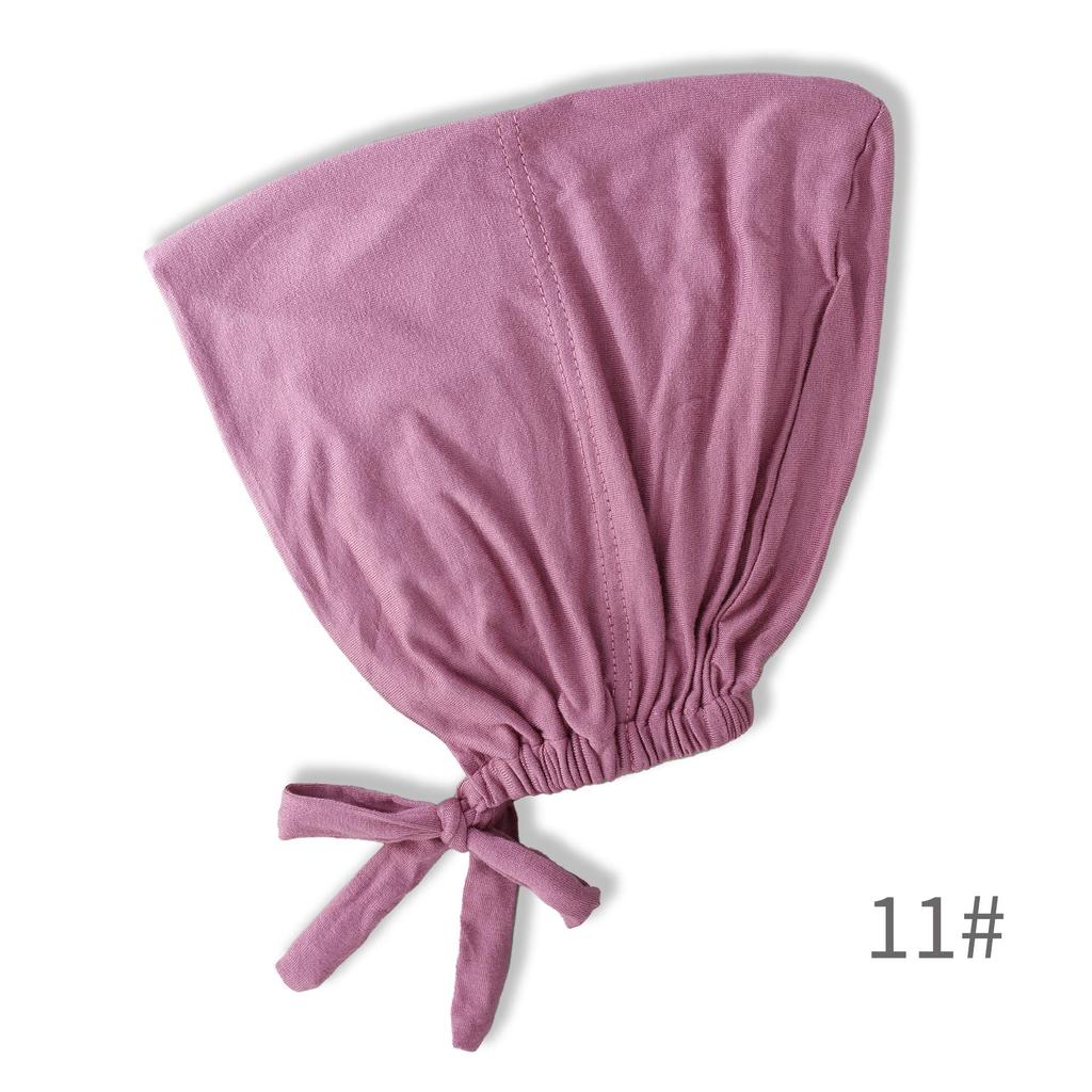 Premium Mercerized Cotton Adjustable Elastic Hair Cover Cap