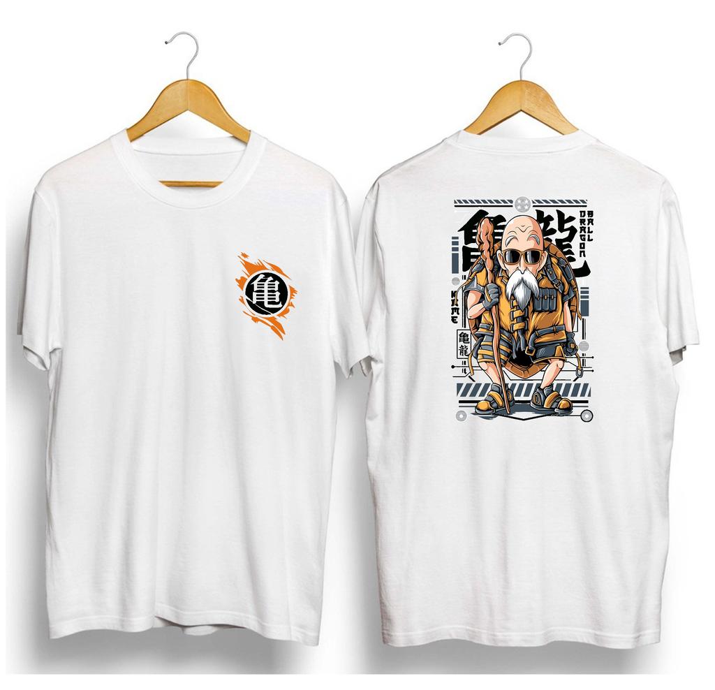 Dragon Ball Master Roshi Printed Men Women Summer T-Shirt Casual Sports Fitness Loose Oversized Comfortable Cotton Short Sleeves