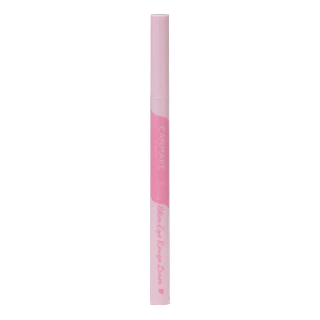 CANMAKE Crayon 3 en 1 Slim Eye Rouge Liner 03 Rose Glacé Liner pour Sacoches sous les Yeux et Accentuation des Doubles Paupières 0,67 ml Couleur Sang