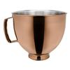 4,8L Dekorative Inox Artisan Schüssel 5 Kitchenaid Farben: Glänzendes Kupfer