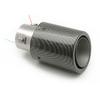 Luminous Led Exhaust Muffler With Led Colorful Lights Easy Installation Carbon Fiber Car Tail Pipe Light Muffler Exhaust Systems