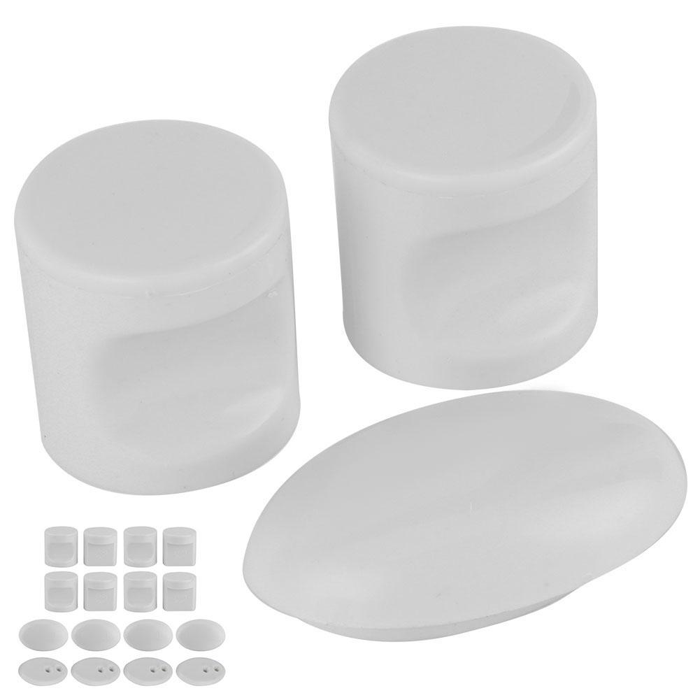 Set da 4 Pomelli per Porta Scorrevoli per Doccia Domestica Maniglie per Porte in Vetro per Bagno Ferramenta (L38)Maniglia L38W