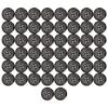 50pcs 4 Hole Round Buttons 25mm (1") Sewing Accessories Handmade Wooden Buttons  For Sewing DIY