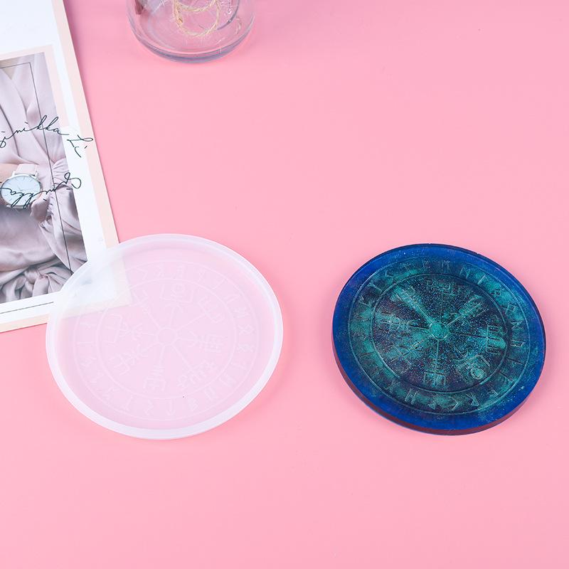 

Магический круг, компас, астрологическая доска, силиконовая форма, форма для гадания на Таро, кристалл, эпоксидная смола, форма для домашнего декора, ремесло из смолы