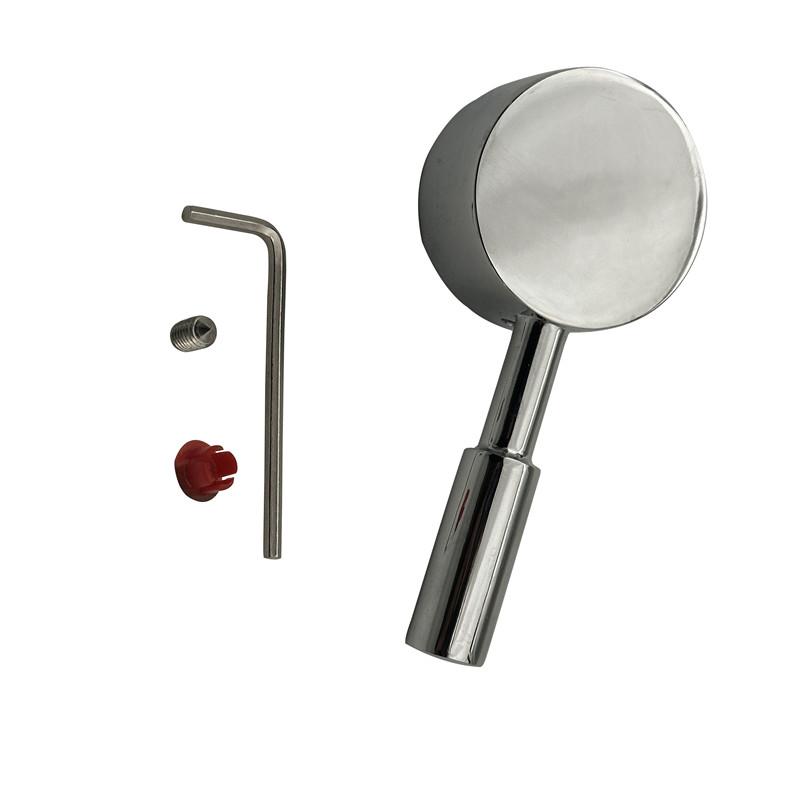 Ersatz-Wasserhahn-Griff für Badezimmer, verchromte Armaturen-Zubehör für Kartuschen-Spule Größe 35 / 40, Wasserhahn-Griff