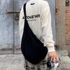 Retro Autumn and Winter Dumpling Bag Shoulder Bag Unisex Handbag Large Capacity Canvas Bag Harajuku Idle Sle Tote Bags for Women