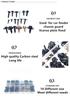 180PCS Car Leaf Board Fender Bumper Self - Tapping Screw Fast Wire Screw Metal Carbon Steel Fastener Clip With Box For All Auto