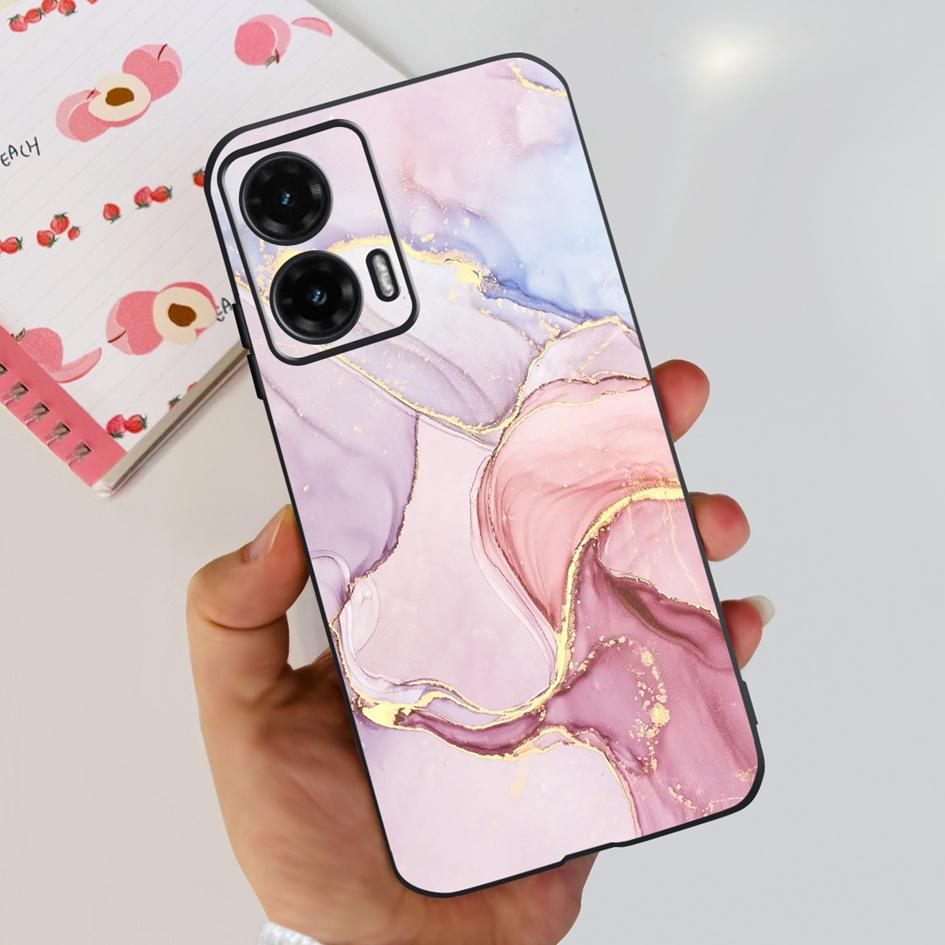 For Motorola Moto G35 5G Case 2024 Cute Cartoon Cat Butterfly Bumper Soft Silicone Phone Cases For MotoG35 G 35 Protective Cover
