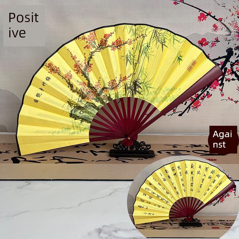 Silk Cloth Fans, Blank Folding Fans, , Custom Drawing and Calligraphy Fans, Men's Chinese Style, Ancient Style, Advertising, Calligraphy Fan, White
