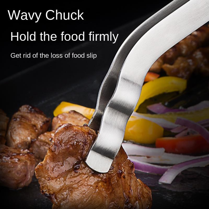 304 Stainless Steel Sandwich Steak Barbecue Grill Food Barbecue Kitchen Utensils Clip BBQ Dining Bar Home Garden