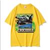 Bombardino Crocodile Funny Reptile Meme T-shirts Women Fashion Gothic T Shirt Unisex Vintage Short Sleeve T-shirt