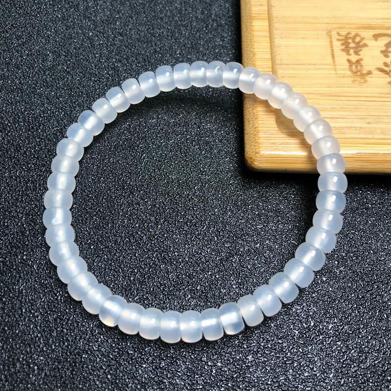 White Agate Spacer Beads for Bracelets and DIY Accessories
