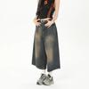 Vintage Loose Jorts Jeans Y2k Streetwear Oversized Shorts Denim Pants Korean Fashion Baggy Grunge Trouser Summer Neutral