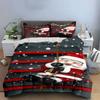Santa Claus, Rope, Snowflakes. Bedding Sets Duvet Cover Sets Duvet Covers Pillowcases(1 * Duvet Cover 2 * Pillowcases Without Duvet Insert)