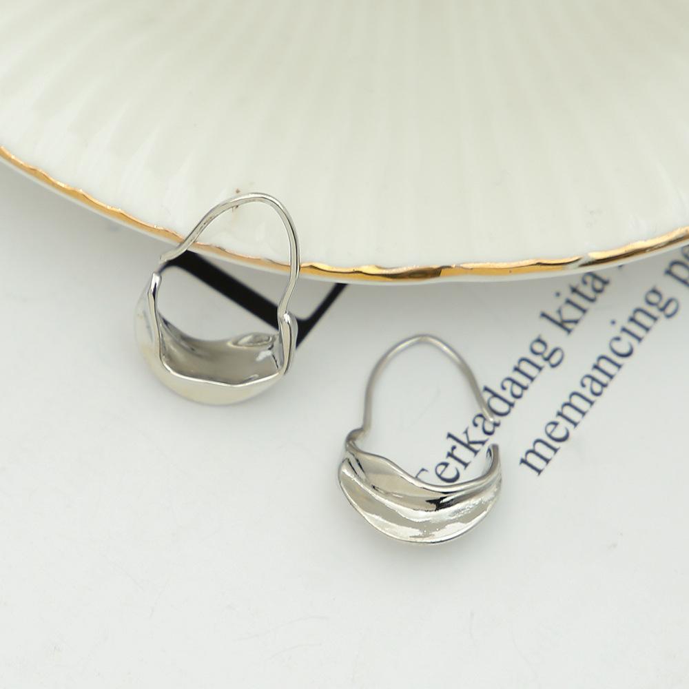 

Элегантные серьги-корзинки для цветов из меди класса люкс в форме лодочки, французский дизайн