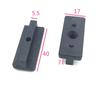 WPC Flooring T-Shaped Plastic Clip with Stainless Steel 6mm Screw Wood-Plastic Fastener