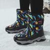 2024 Kinder High-Top Schneestiefel: Jungen Dicke Samt Warme Baumwollschuhe für Winter