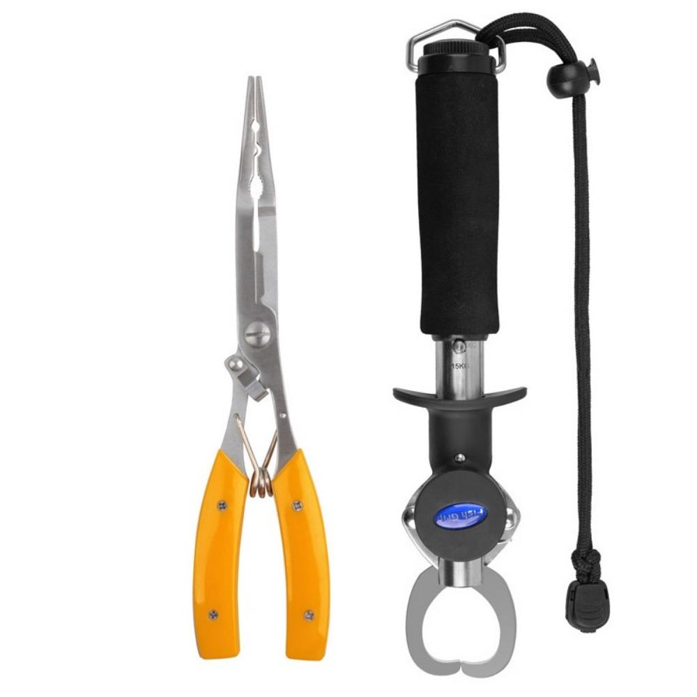 

Различные стили захватов для рыбы и плоскогубцев Снасти Рыболовные плоскогубцы Зажимной набор с захватом для губы рыбы Весы Многофункциональный кусачки для лески