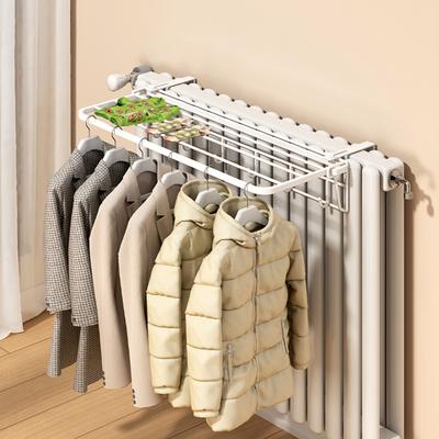 35cm Iron Towel Rail for Hanging On For Heating Radiator Bathroom Storage