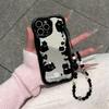Cute Cat Mirror Chain Lanyard Case For Honor X9D X6C X7C 400 Lite 200 Pro 90 Lite X7D X9B X7A X8A X6B X6A X7B X8C Silicone Cover