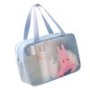 Kosmetiktasche PU PVC Transparentes Cartoon-Muster Handheld Wasserdicht Größe L Make-up-Tasche für Schwimmen