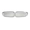 51117117757 For BMW Z4 E85 2003-2008 Chrome Front Bumper Kidney Grill Car Convertible Silver Plating Front Kidney Grille