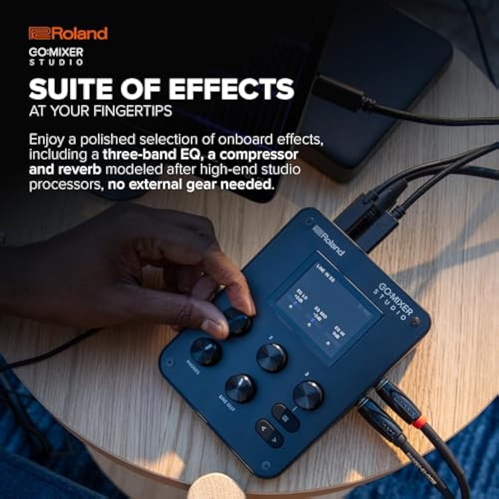 Roland Roland GO: MIXER STUDIO/GOMIXERST Audio Mixer Audio Interface Music Production Recording i...