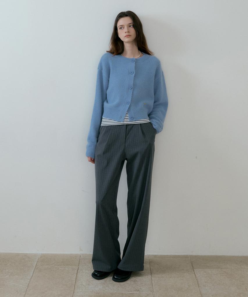 REORG Batd Stripe Slacks Grey