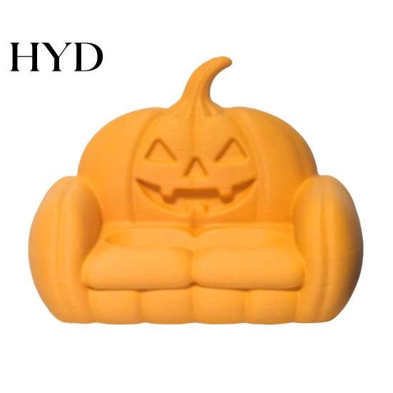 Festive Halloween Home Decor Jewelry Tray, 3D Printed Ghost Pumpkin Couch Shaped Trinket Dish, Durable Holiday Serving Tray Gothic Small Decorative