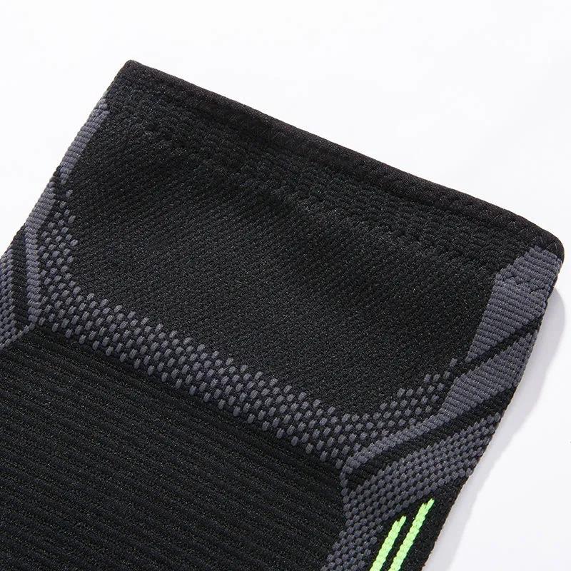 Summer Knitted Nylon Sports Knee Pads for Men and Women Cycling Protective Gear  Running Skipping Rope Fitness Thin Warm and Breathable Leggings