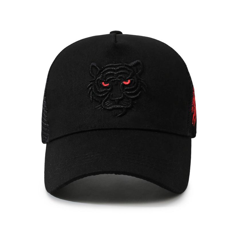 Big Hat Men's Natal Year Embroidery Trendy Brand New Fashion Year of the Tiger Baseball Cap High Top Tiger Head Cap