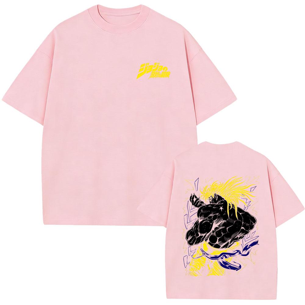 Anime Jojos Bizarre Adventure Dio Brando Graphic Tshirt Unisex Women Fashion Unisexga Oversized T Shirt Funny Japanese Streetwear