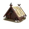 Small Particle Compatible Building Blocks MOC-93063 Viking House Building Model Toy Diy Assembly Set