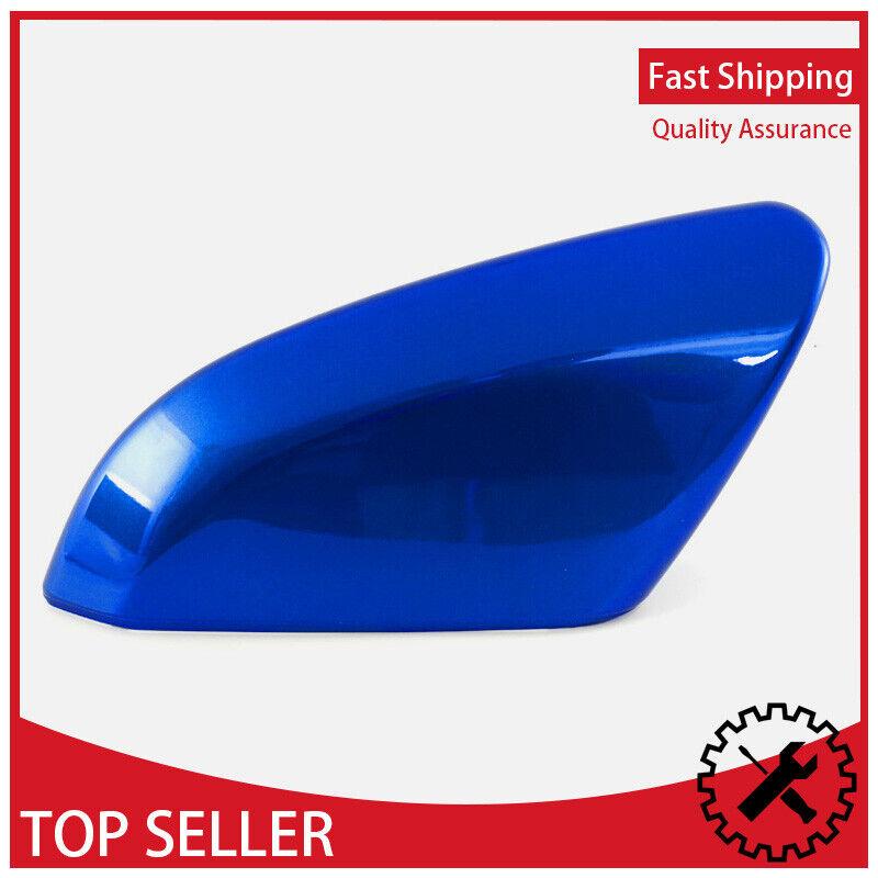 Blue Left Side Car Mirror Cover Trim Cap Replacement For Honda Civic 2016-2020
