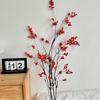 Floral Decor Artificial Berry Fruit Branch Red Fruit Berries Artificial Flowers  Home Decoration