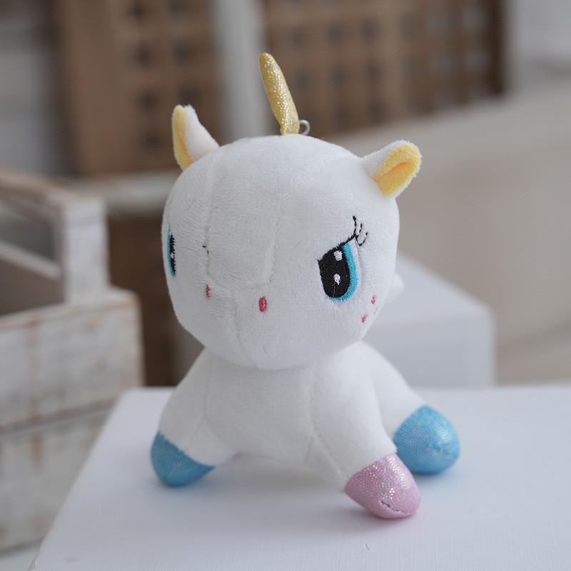Unicorn Toy Plush Cartoon Cute Doll Keychain Backpack Pendant Child Holiday Gift